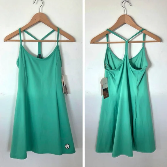 green emerald velvet dress Vuori Women's One Shot Tennis Dress main image 0
